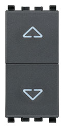 Vimar 20060 Eikon Commutatore 2P 10AX Grigio sali/sce